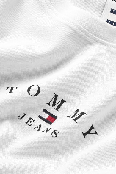 Tommy Jeans Kerek nyakú pamuttartalmú póló logóval női