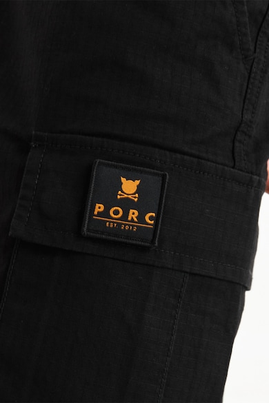 PORC Pantaloni cargo unisex cu logo Femei