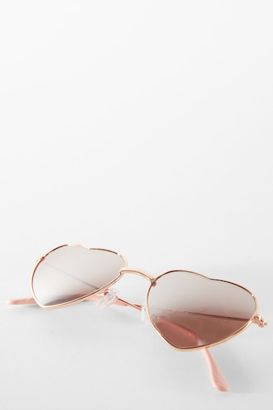 Mango Слънчеви очила със сърцевиден дизайн Момичета