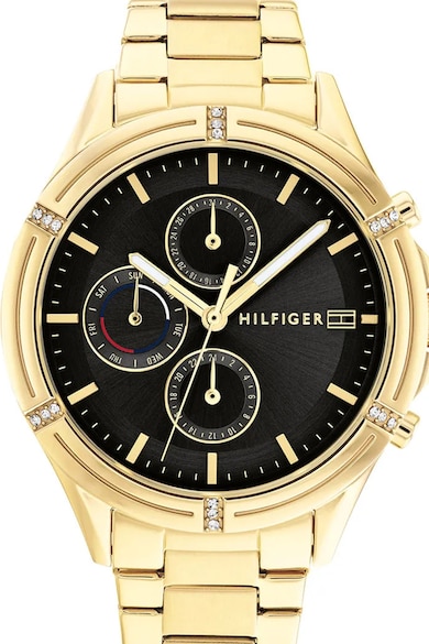 Tommy Hilfiger Мултифункционален часовник с кристали Жени