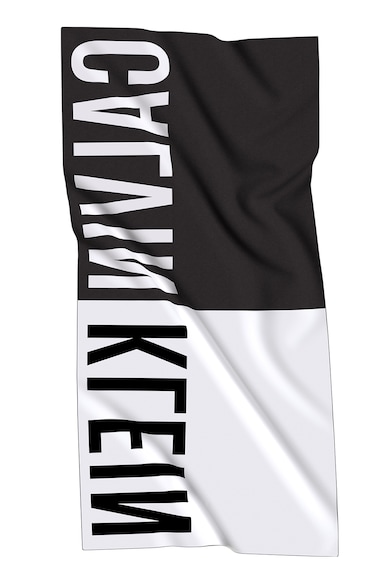 CALVIN KLEIN Плажна кърпа с лого и дизайн с цветен блок Мъже