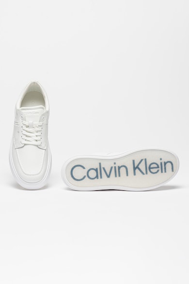 CALVIN KLEIN Кожени спортни обувки с лого Мъже