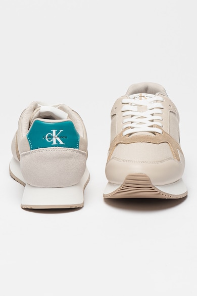 CALVIN KLEIN JEANS Retro Runner sneaker bőrrészletekkel férfi