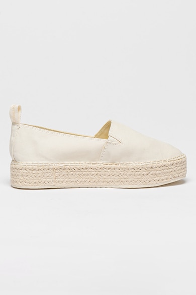 CALVIN KLEIN JEANS Flatform vászon espadrilles női