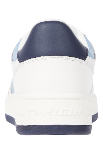 Tommy Jeans Кожени спортни обувки с дизайн с цветен блок Мъже