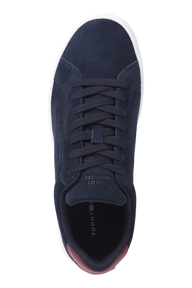 Tommy Hilfiger Спортни обувки от велур и кожа с лого Мъже
