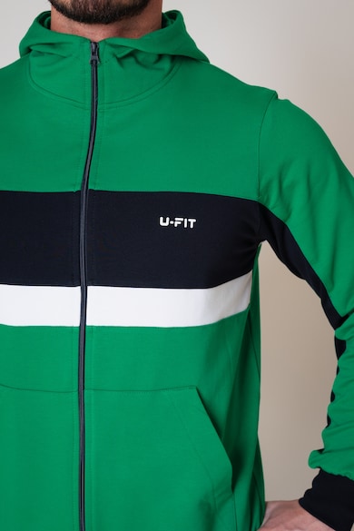 uFIT Care szűk fazonú szabadidőruha kapucnis felsővel férfi