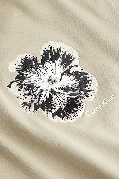 CALVIN KLEIN Tricou din bumbac organic cu imprimeu floral Barbati