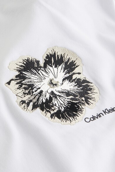 CALVIN KLEIN Tricou din bumbac organic cu imprimeu floral Barbati