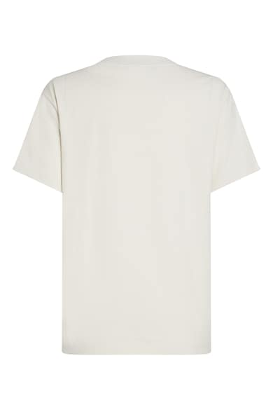 CALVIN KLEIN Тениска от органичен памук с овално деколте Жени