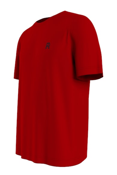 Tommy Hilfiger Памучна тениска с овално деколте Мъже