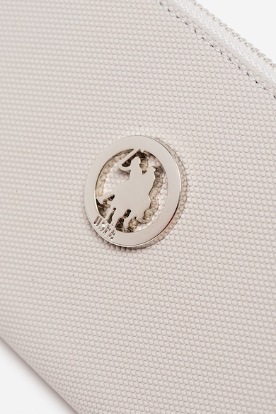 U.S. Polo Assn. Cipzáros pénztárca logós foltrátéttel női