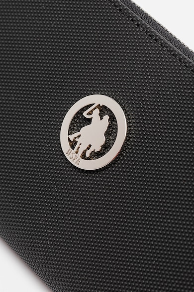 U.S. Polo Assn. Portofel cu fermoar si logo aplicat Femei