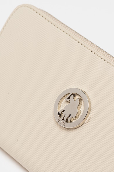 U.S. Polo Assn. Cipzáros pénztárca logós foltrátéttel női