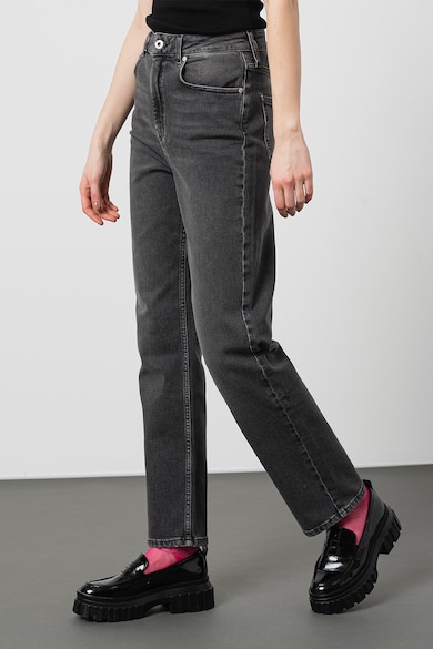 KARL LAGERFELD JEANS Magas derekú straight fit farmernadrág női