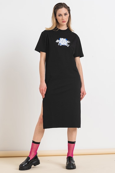 KARL LAGERFELD JEANS Rochie-tricou cu imprimeu logo Femei