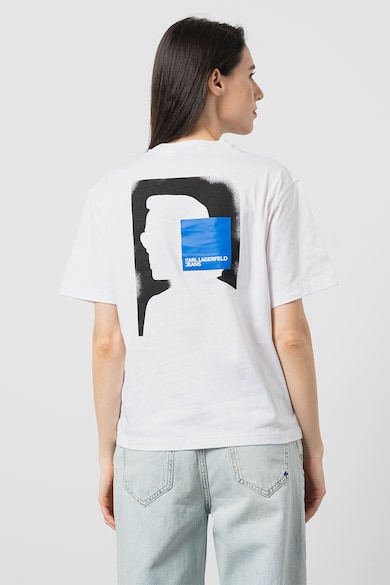 KARL LAGERFELD JEANS Тениска с модал и щампа Жени