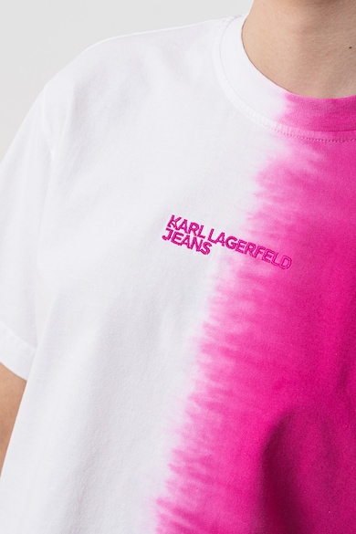 KARL LAGERFELD JEANS Póló hímzett logóval női