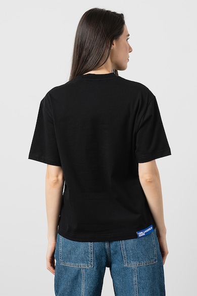 KARL LAGERFELD JEANS Organikuspamut póló logós részlettel női