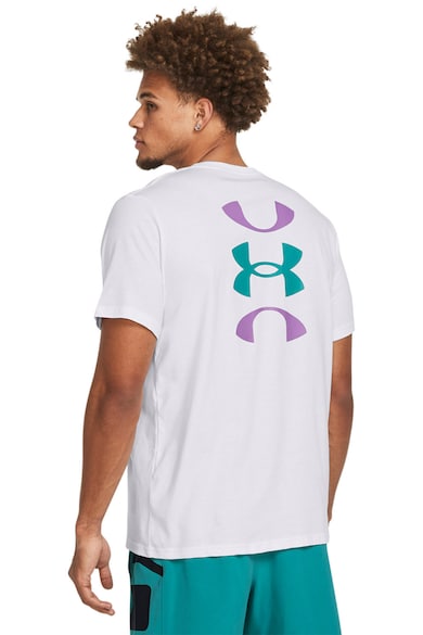 Under Armour Свободна баскетболна тениска с лого Мъже