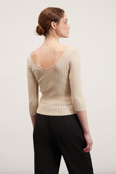 Motivi Szűk fazonú pulóver csillámos dizájnnal női
