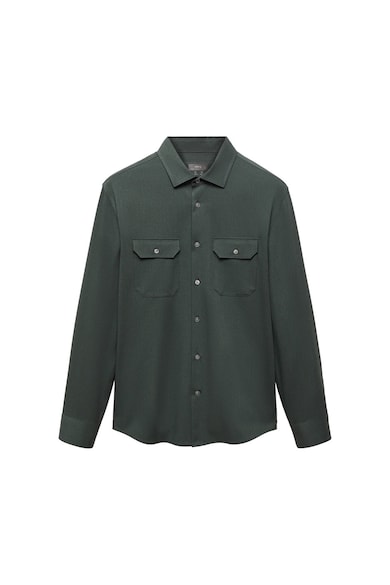Mango Риза Rota със стандартна кройка и джобове Мъже
