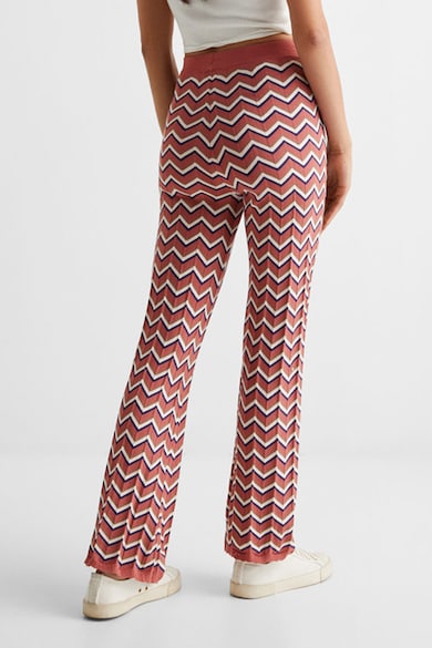 Mango Pantaloni cu model geometric Lula Fete