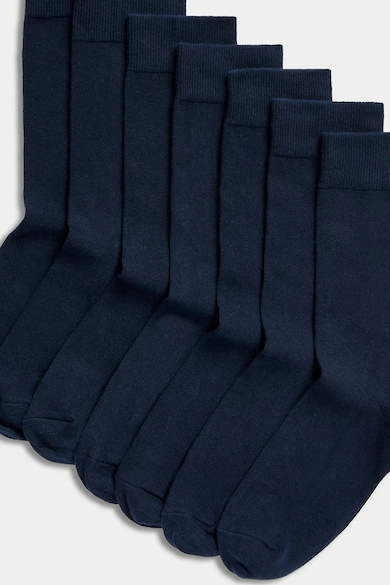Marks & Spencer Едноцветни дълги чорапи, 7 чифта Мъже