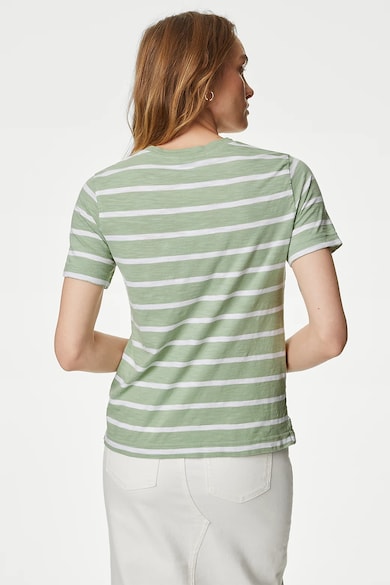 Marks & Spencer Csíkos póló mellzsebbel női