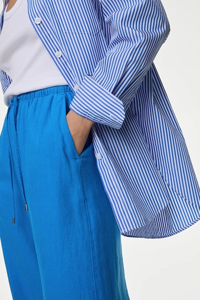 Marks & Spencer Панталон с лен с широк крачол Жени