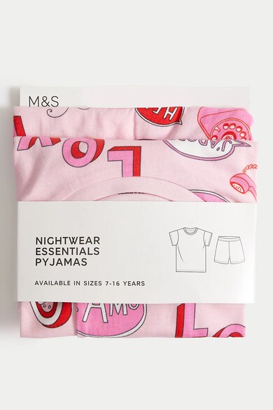 Marks & Spencer Mintás rövid pizsama Lány