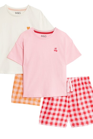 Marks & Spencer Rövid pizsama kockás nadrággal Lány