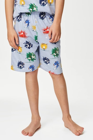 Marks & Spencer Къса пижама с фигурална шарка Момчета