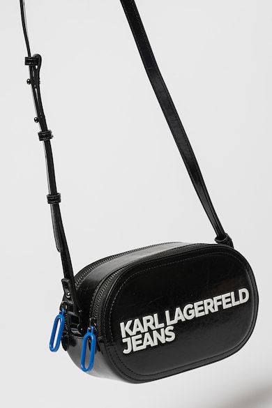 KARL LAGERFELD JEANS Keresztpántos műbőr táska logóval női
