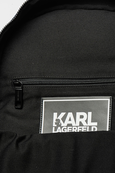 Karl Lagerfeld Egyszínű hátizsák cipzáros zsebekkel férfi