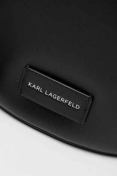 Karl Lagerfeld Signature bőr kézitáska domború logóval női