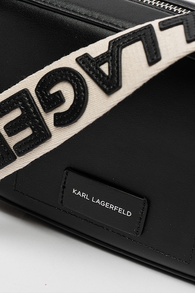 Karl Lagerfeld Geanta crossbody de piele cu logo Femei