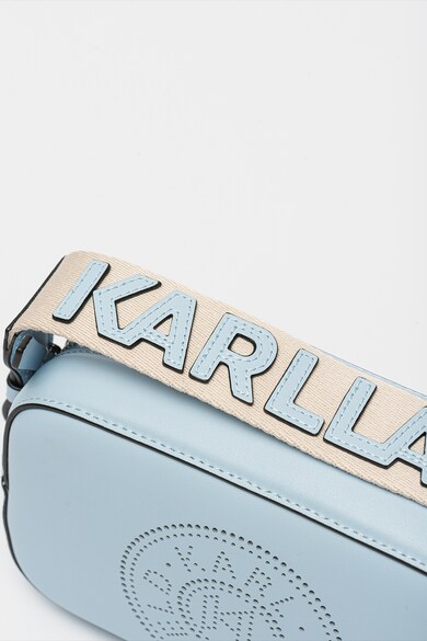 Karl Lagerfeld Geanta crossbody de piele cu logo Femei
