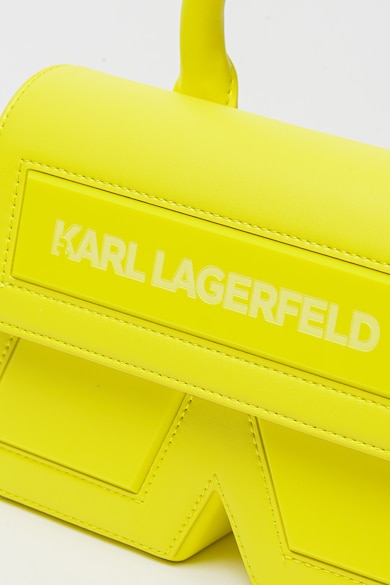 Karl Lagerfeld Geanta crossbody cu insertii de piele Ikonik Femei