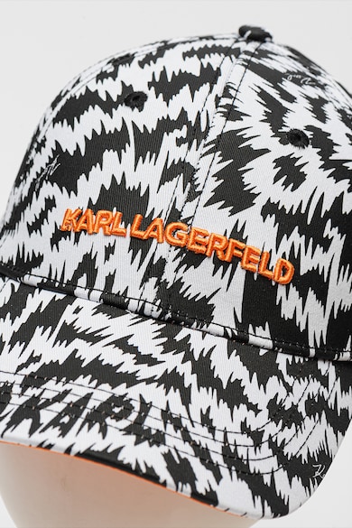 Karl Lagerfeld Mintás baseballsapka logóhímzéssel női