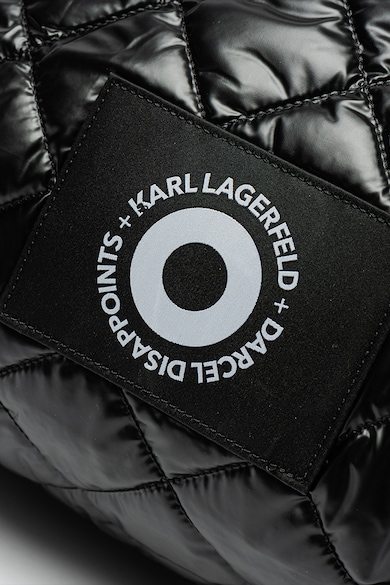 Karl Lagerfeld Shopper fazonú steppelt táska logórátéttel női