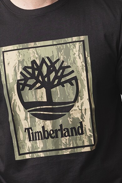 Timberland Póló terepmintás logóval férfi