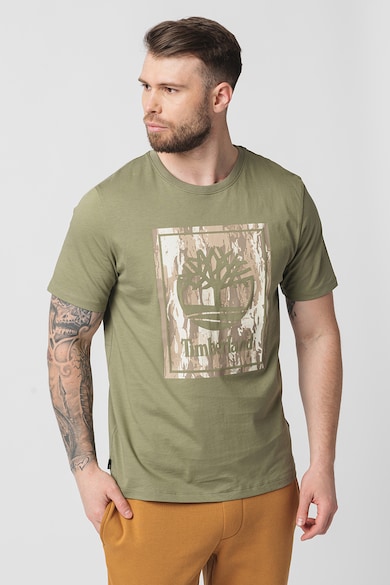 Timberland Тениска Camo с лого Мъже