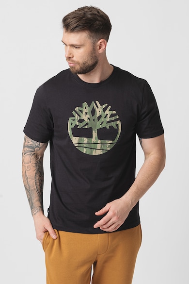 Timberland Tricou cu imprimeu logo Camo Tree Barbati