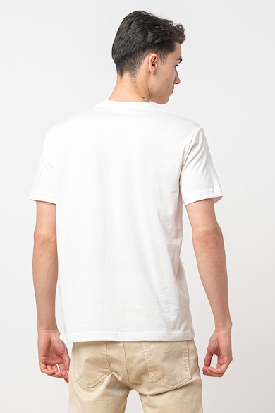 Gant Памучна тениска с овално деколте и лого Мъже