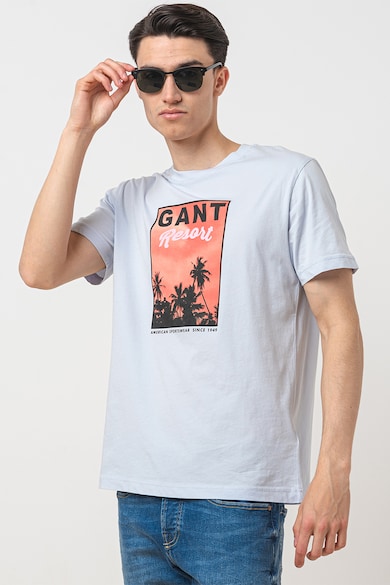 Gant Tricou cu imprimeu logo Barbati