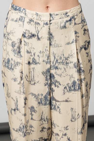 Stefanel Сатиниран панталон със стеснен крачол Жени