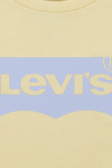 Levi's Tricou cu decolteu la baza gatului si imprimeu logo Fete