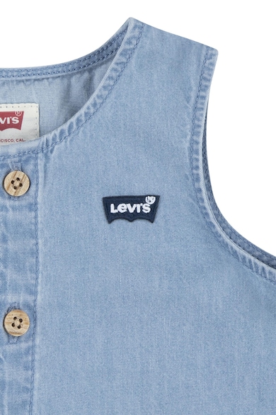 Levi's Set de palarie bucket si salopeta de bumbac Baieti