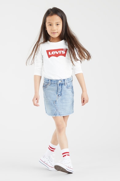 Levi's Блуза с овално деколте и лого Момичета